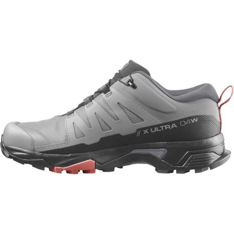 Grey / Black Salomon X Ultra 4 GTX Women's Hiking Shoes | IE JA6304